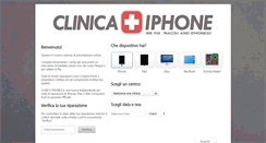 Desktop Screenshot of clinica-iphone-italia.com
