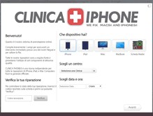 Tablet Screenshot of clinica-iphone-italia.com